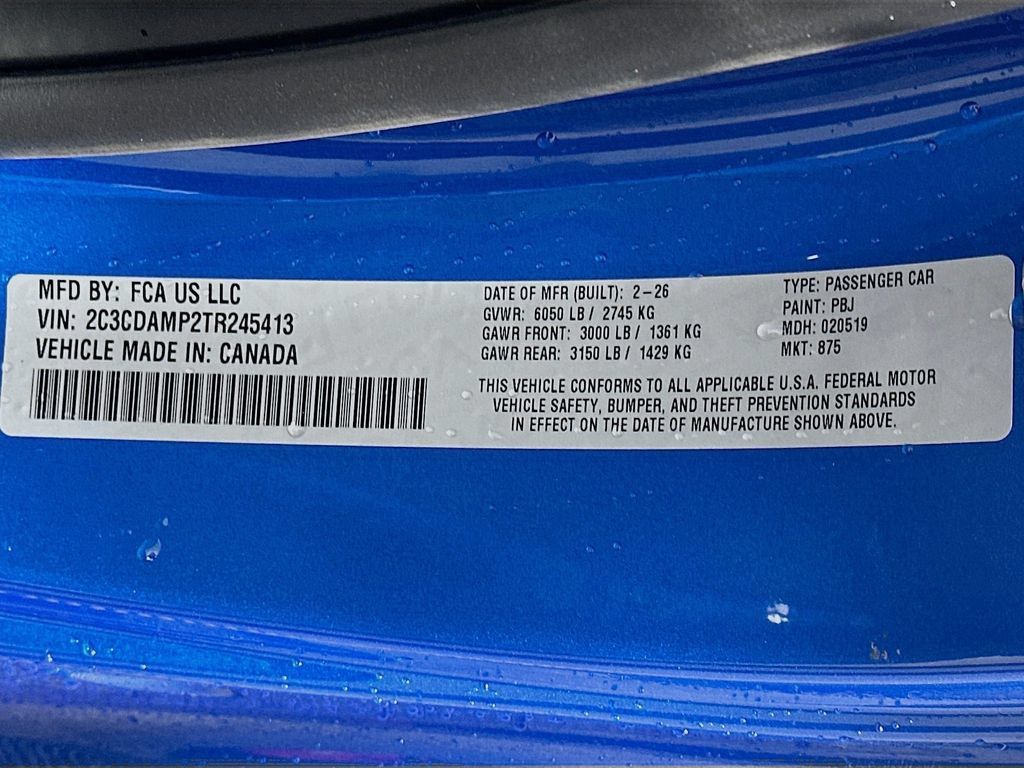 New 2026 Dodge Charger Scat Pack w/ Blacktop Package AWD/4WD image 19