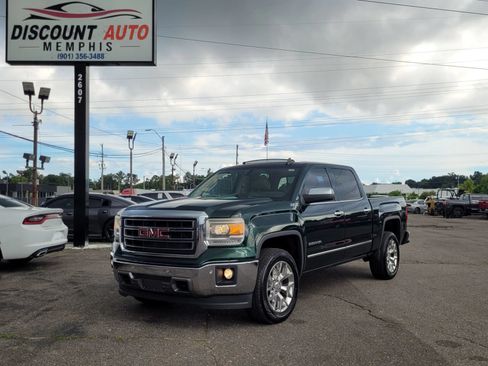 Used 2015 GMC Sierra 1500 SLT w/ SLT Crew Cab Value Package AWD/4WD image 1