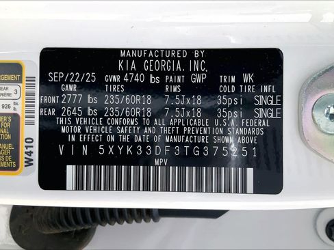 Certified 2026 Kia Sportage EX FWD image 57