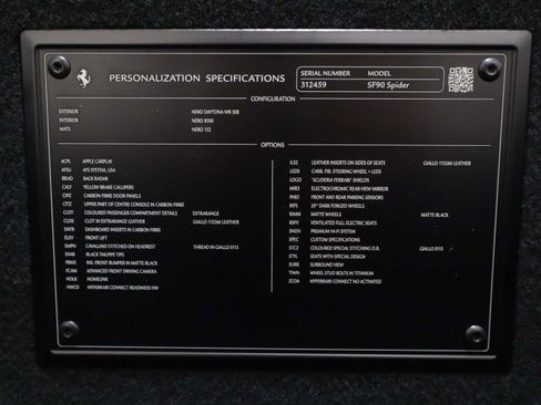 Certified 2025 Ferrari SF90 Spider AWD/4WD image 22