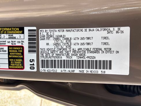 New 2026 Toyota Tacoma TRD Off-Road AWD/4WD image 34