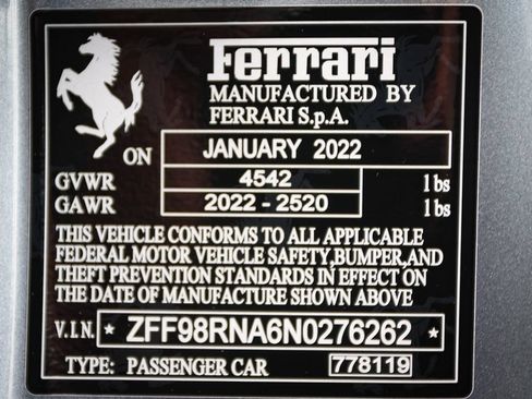 Certified 2022 Ferrari Roma RWD image 54