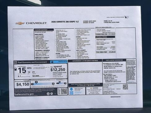 Used 2026 Chevrolet Corvette Z06 RWD image 23