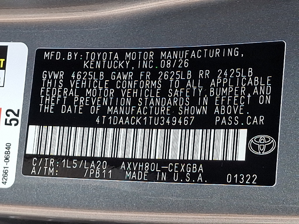 New 2026 Toyota Camry XLE w/ Premium Plus Package FWD image 22