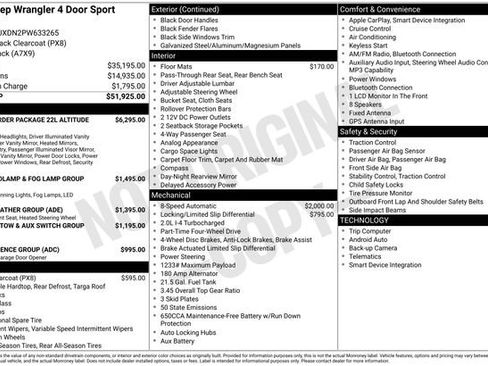 Used 2023 Jeep Wrangler Unlimited Sport AWD/4WD image 7