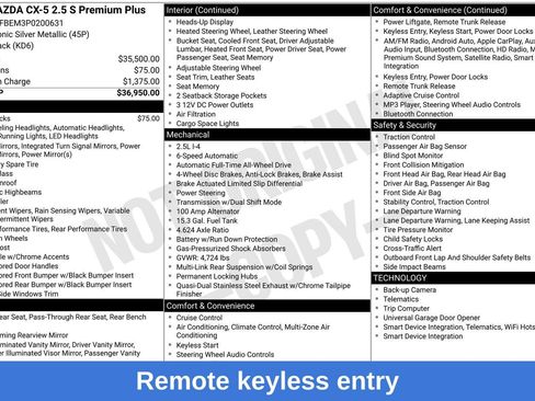 Used 2023 MAZDA CX-5 AWD 2.5 S w/ Premium Plus Pkg image 34