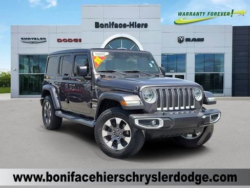 Used 2021 Jeep Wrangler Unlimited Sahara AWD/4WD image 1