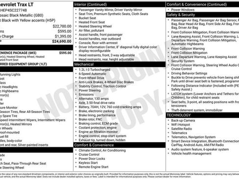 Used 2025 Chevrolet Trax LT w/ LT Convenience Package FWD image 10