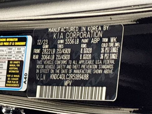 Certified 2024 Kia EV6 GT-Line w/ GT-Line White Seat Package image 27