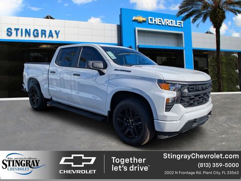 Used 2024 Chevrolet Silverado 1500 Custom w/ LPO, Dark Essentials Package image 1