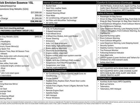 Used 2023 Buick Envision Essence image 5