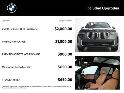 Used 2026 BMW X5 xDrive50e w/ Climate Comfort Package AWD/4WD image 4