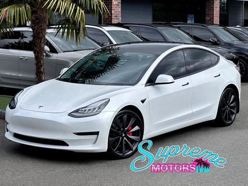 Used 2020 Tesla Model 3 Performance AWD/4WD image 1