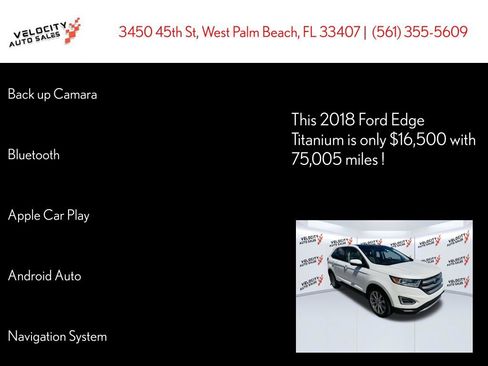 Used 2018 Ford Edge Titanium w/ Equipment Group 301A image 32
