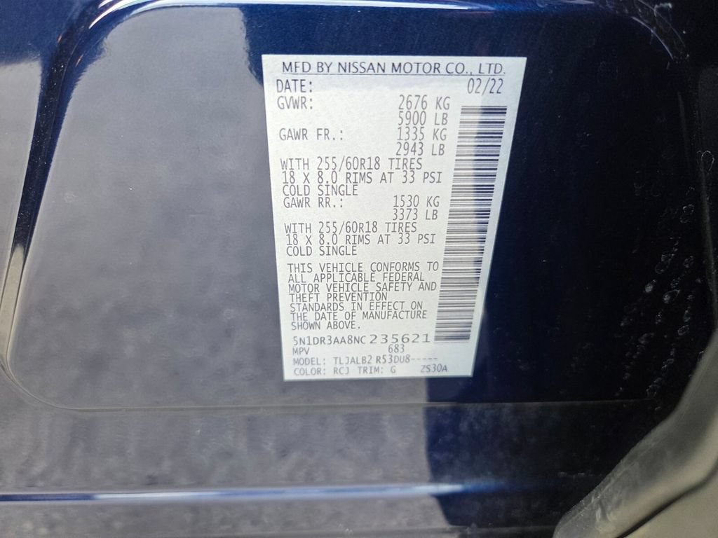 Used 2022 Nissan Pathfinder S FWD image 20