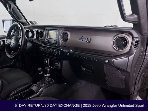 Used 2018 Jeep Wrangler Unlimited Sport AWD/4WD image 32
