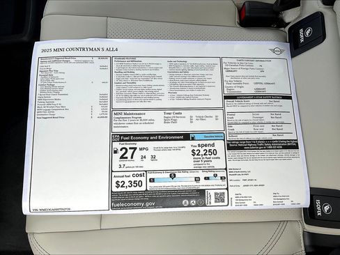 Certified 2025 MINI Cooper Countryman S AWD/4WD image 14