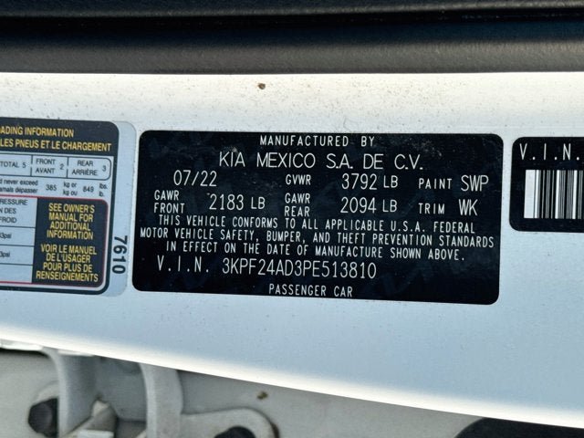 Certified 2023 Kia Forte LXS w/ LXS Technology Package FWD image 28