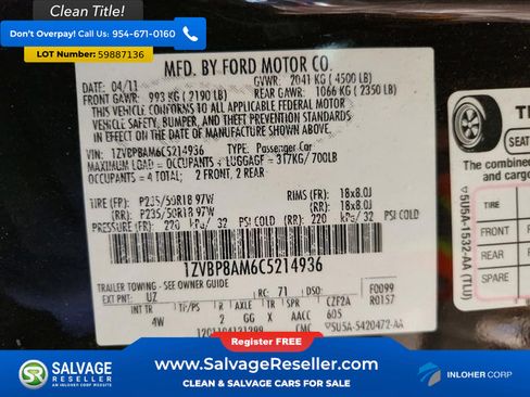 Used 2012 Ford Mustang Premium RWD image 16