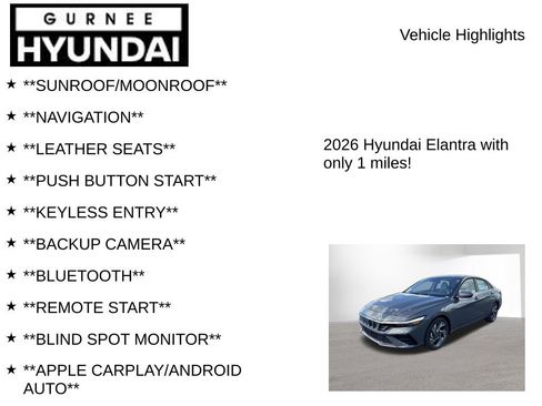 New 2026 Hyundai Elantra Limited FWD image 8