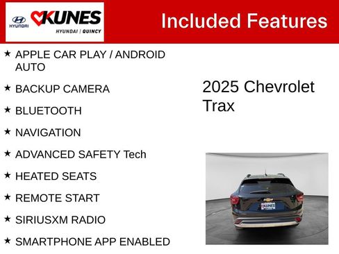 Used 2025 Chevrolet Trax LT w/ LT Convenience Package FWD image 2