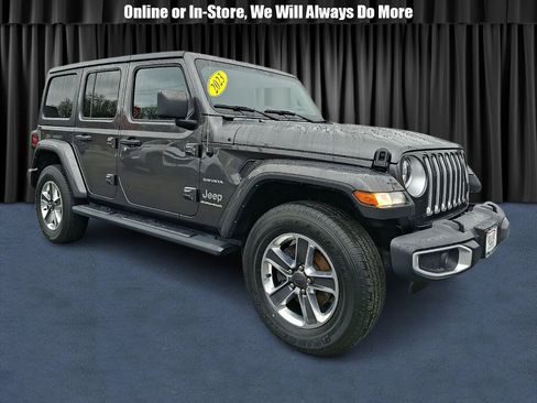 Used 2023 Jeep Wrangler Sahara w/ Dual Top Group image 1
