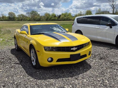 Used 2010 Chevrolet Camaro LT w/ Black Stripe Package RWD image 2