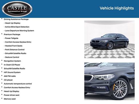 Used 2018 BMW 540i xDrive AWD/4WD image 8