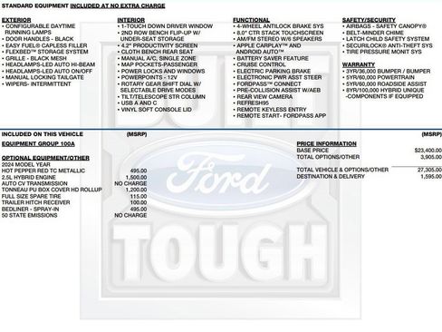 Used 2024 Ford Maverick XL FWD image 2