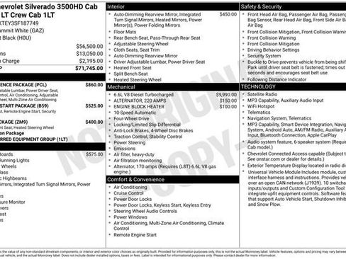 Used 2025 Chevrolet Silverado 3500 LT w/ Convenience Package AWD/4WD image 15
