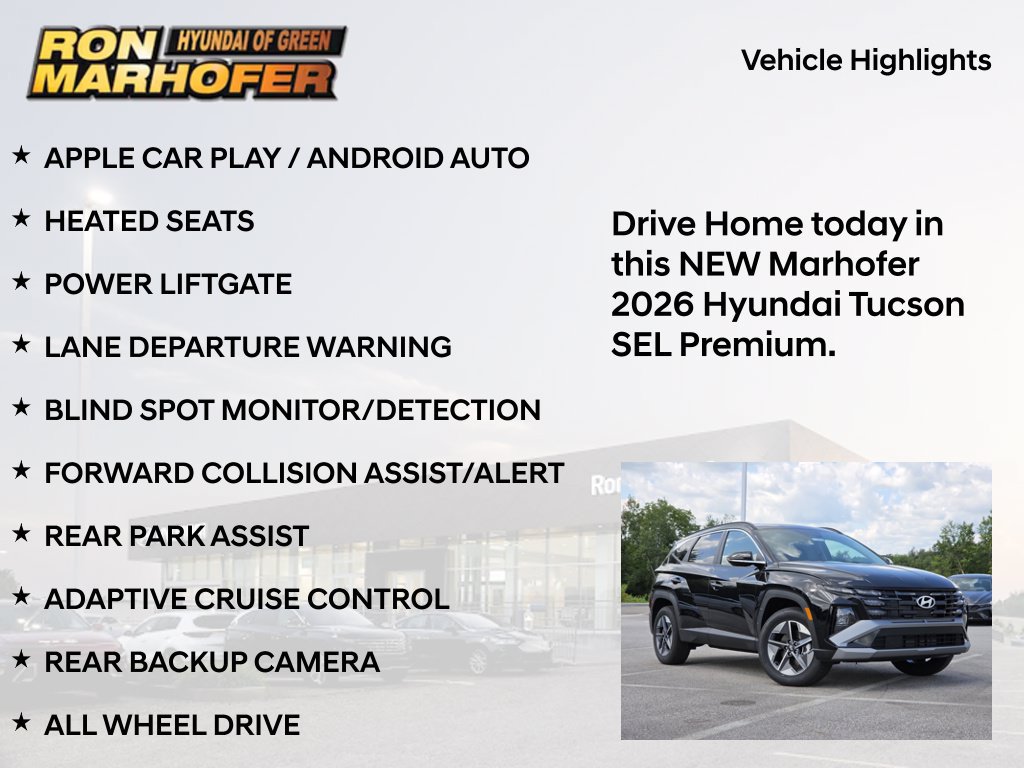 New 2026 Hyundai Tucson SEL AWD/4WD image 15
