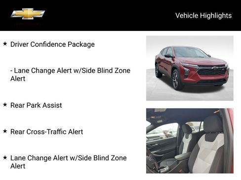 Certified 2024 Chevrolet Trax RS w/ Driver Confidence Package FWD image 20