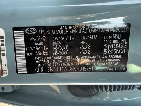 Used 2022 Hyundai Santa Cruz SEL FWD image 32