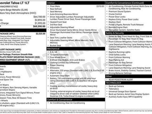 Used 2024 Chevrolet Tahoe LT w/ Luxury Package AWD/4WD image 12