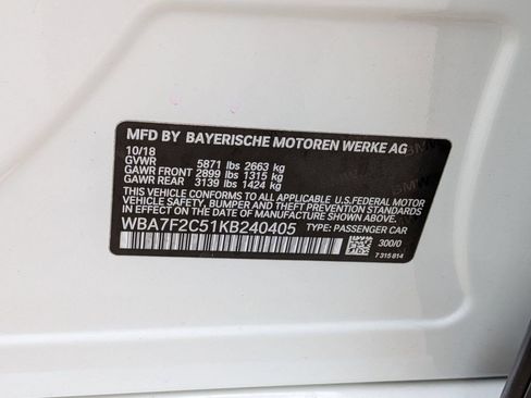 Used 2019 BMW 750i xDrive w/ Executive Package AWD/4WD image 31