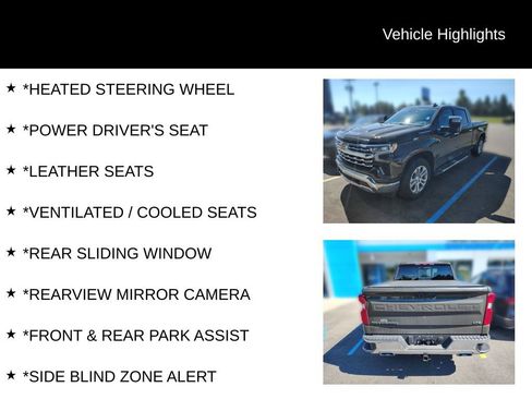 Used 2023 Chevrolet Silverado 1500 LTZ w/ Technology Package AWD/4WD image 11