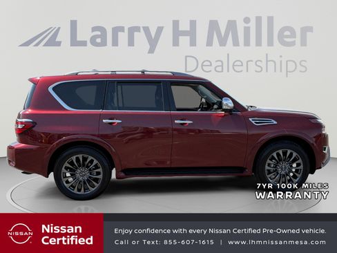 Certified 2024 Nissan Armada Platinum w/ Captain's Chairs Package RWD image 6