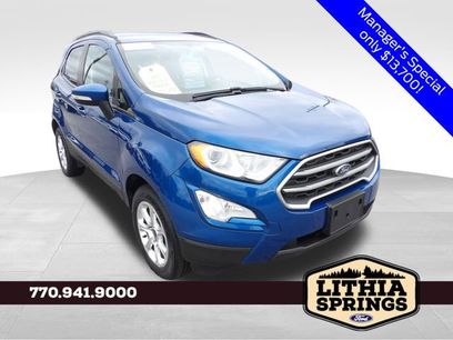Certified 2018 Ford EcoSport SE