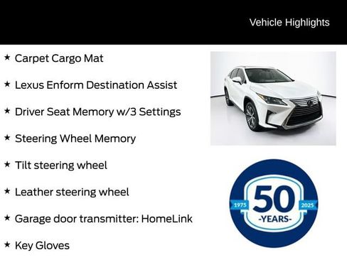 Used 2018 Lexus RX 350 AWD w/ Premium Package image 21