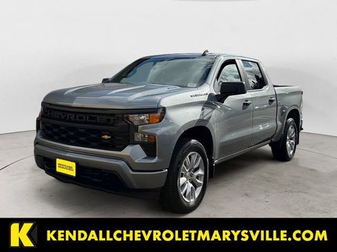 Certified 2025 Chevrolet Silverado 1500 Custom AWD/4WD image 1