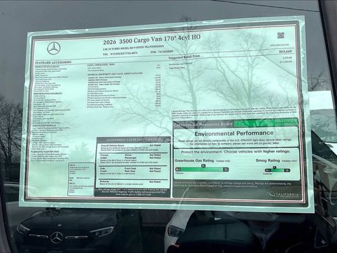 New 2026 Mercedes-Benz Sprinter 3500 image 10