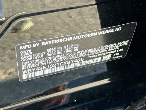 New 2026 BMW i7 eDrive50 w/ M Sport Package RWD image 41