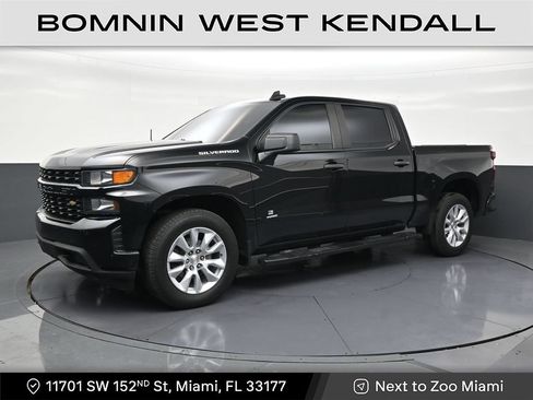 Used 2022 Chevrolet Silverado 1500 Custom RWD image 1