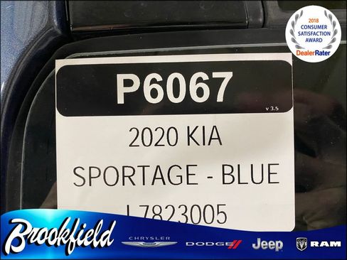 Used 2020 Kia Sportage S w/ S Sunroof Package image 34