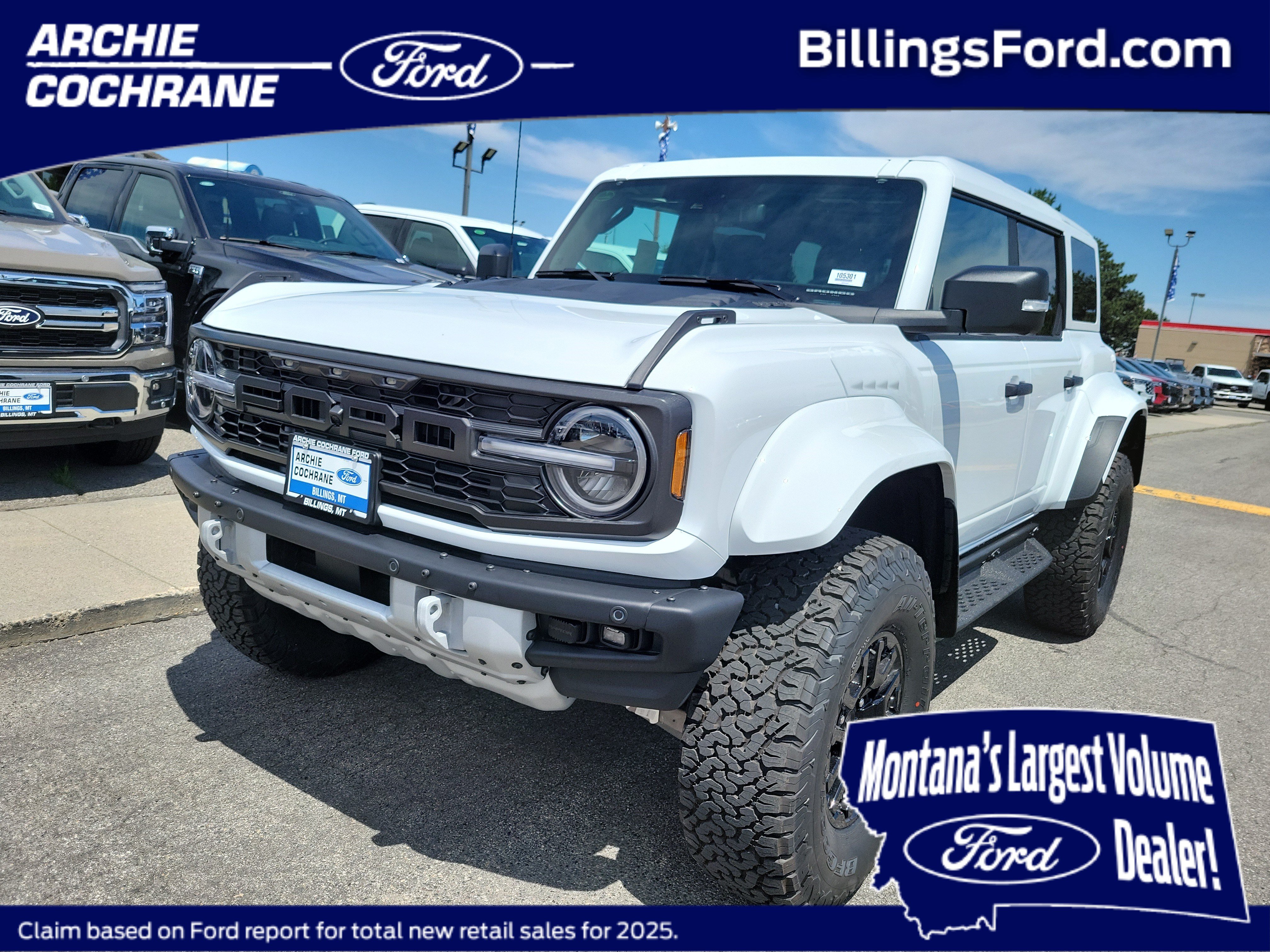 New 2026 Ford Bronco Raptor AWD/4WD image 1