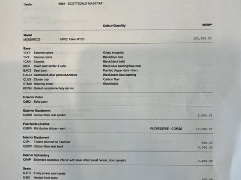 Used 2023 Maserati MC20 Spyder image 36