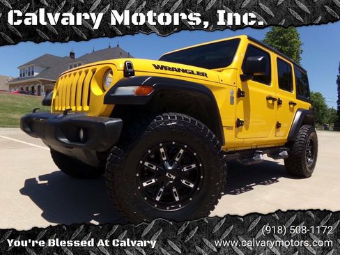 Used 2021 Jeep Wrangler Unlimited Sport AWD/4WD image 1