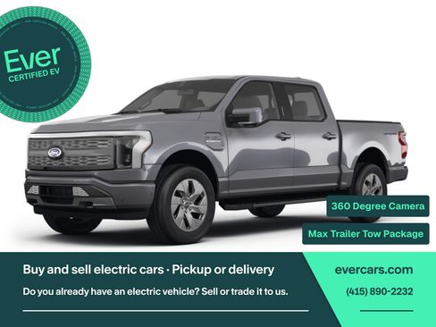 Used 2023 Ford F150 Lightning Lariat w/ Max Trailer Tow Package AWD/4WD image 1