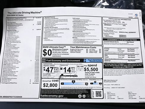 New 2026 BMW M5 w/ Executive Package AWD/4WD image 39