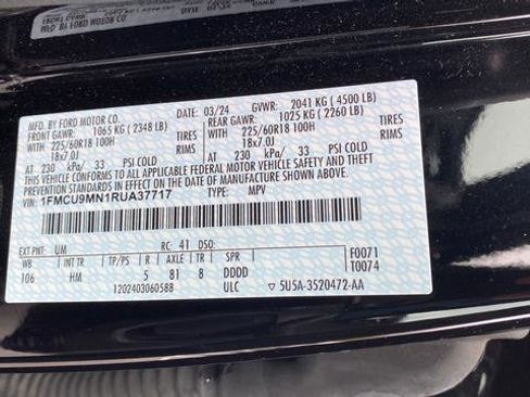 Used 2024 Ford Escape ST-Line w/ Tech Pack #1 AWD/4WD image 29